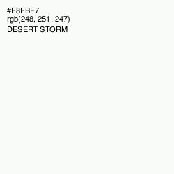 #F8FBF7 - Desert Storm Color Image